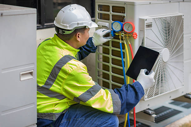 Professional Hvac Maintenance technician working in Moseley, VA